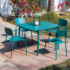 Aluminum alloy outdoor furniture tables and chairs