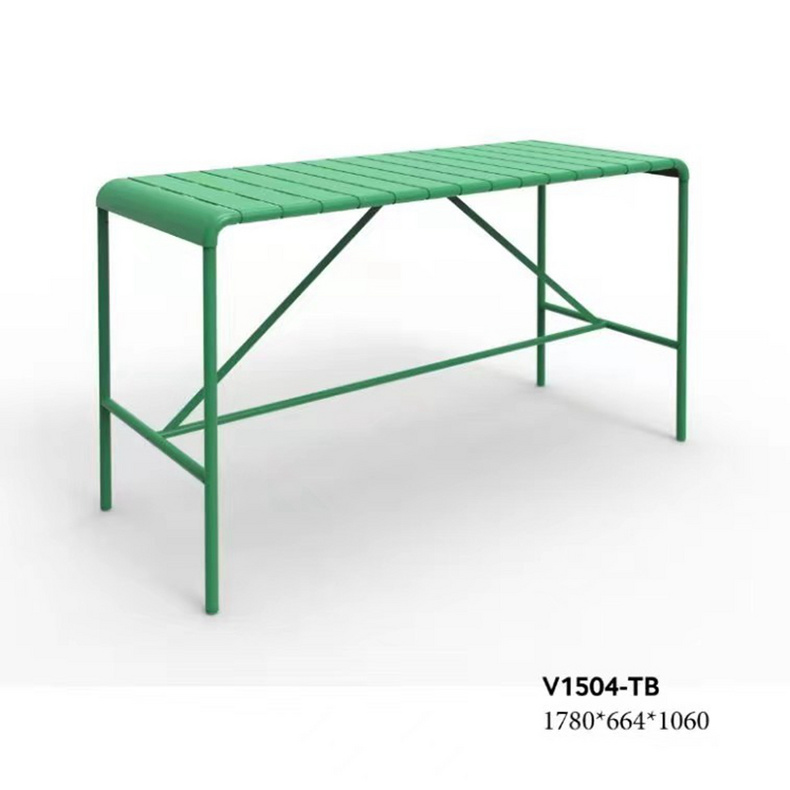 Aluminum alloy outdoor furniture tables and chairs