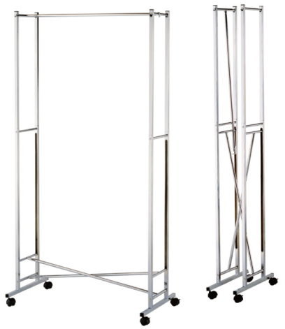 GC7724, FOLDABLE CLOTHES HANGER TROLLEY