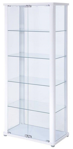 GC7672, 5- TIER GLASS CABINET