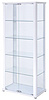 GC7672, 5- TIER GLASS CABINET