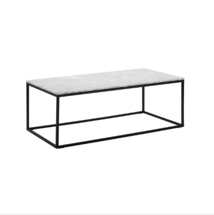 Simple design marble coffee table