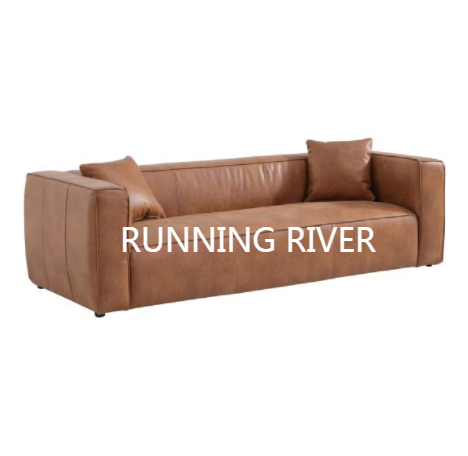 Classic 3 seat leather sofa