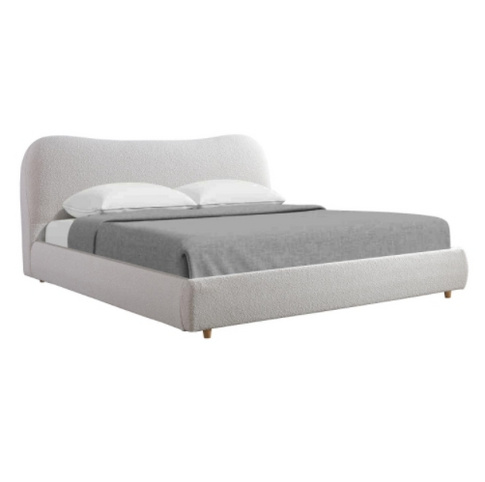 Cozy double size upholstered bed