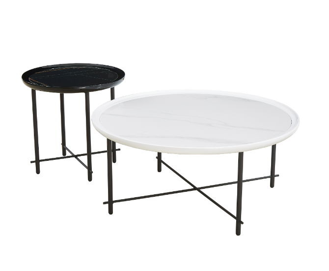 Noir Blanc table