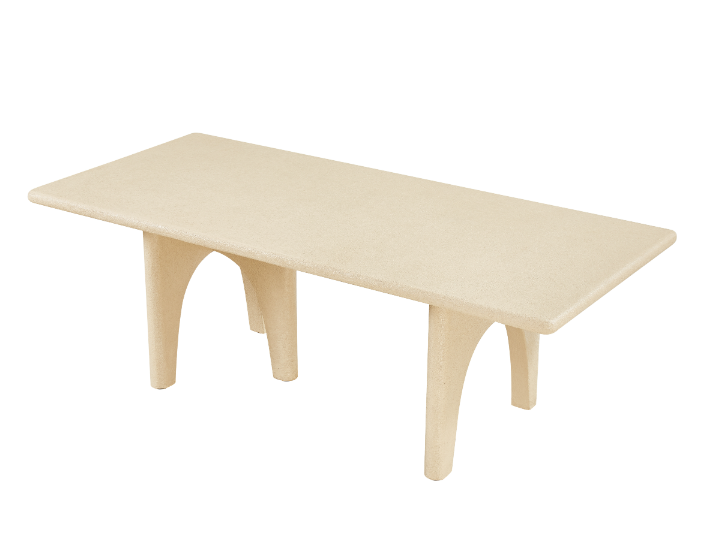 Crescent table