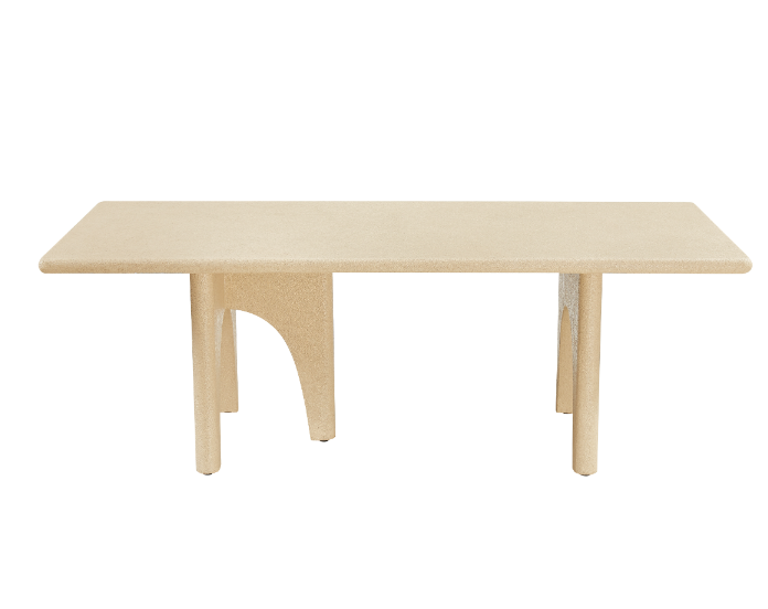 Crescent table