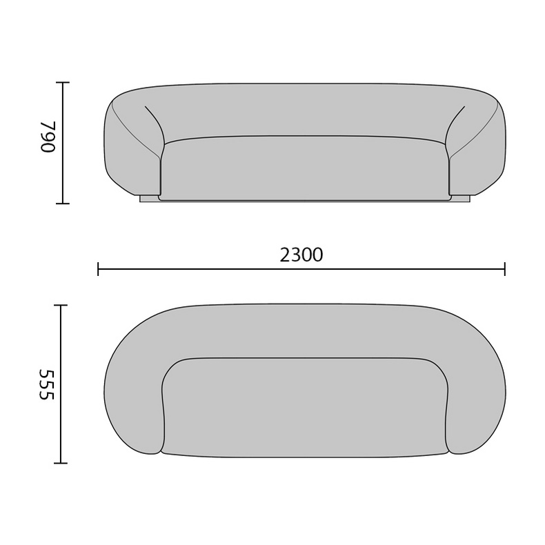 Mira ZS-102 sofa