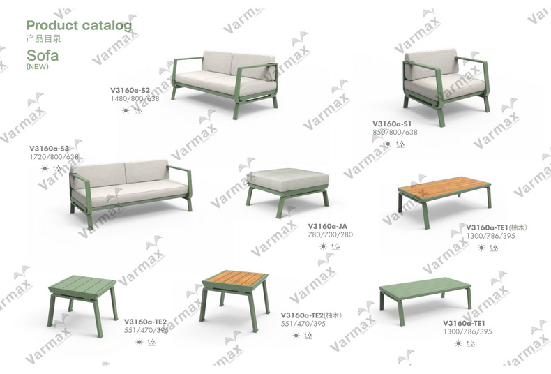 3160 NEW Original design high-end outdoor sofa