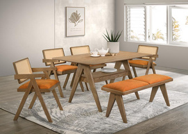 Yuni 1+4+1 Dining Set (Yuna Table)