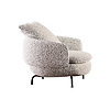 G2501 Modern single sofa fabric armchair living room chairs leisure lounge chair for home and outdoor