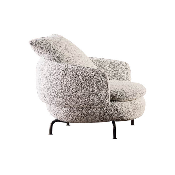 G2501 Modern single sofa fabric armchair living room chairs leisure lounge chair for home and outdoor