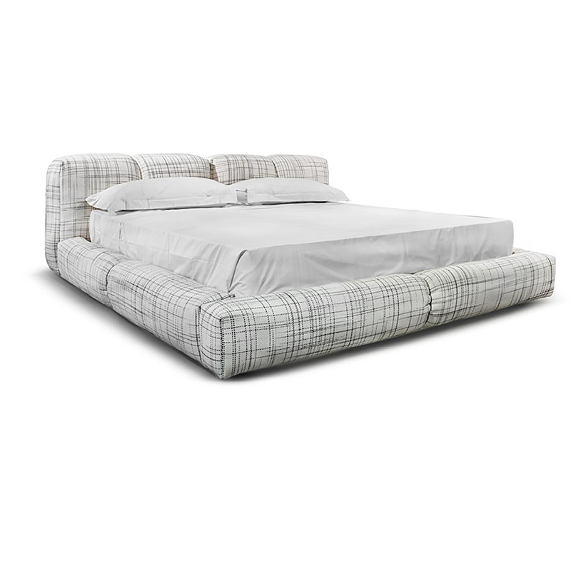 B070 Modern Design Bed Home Furniture Bedroom Set Hotel Apartme Bednt