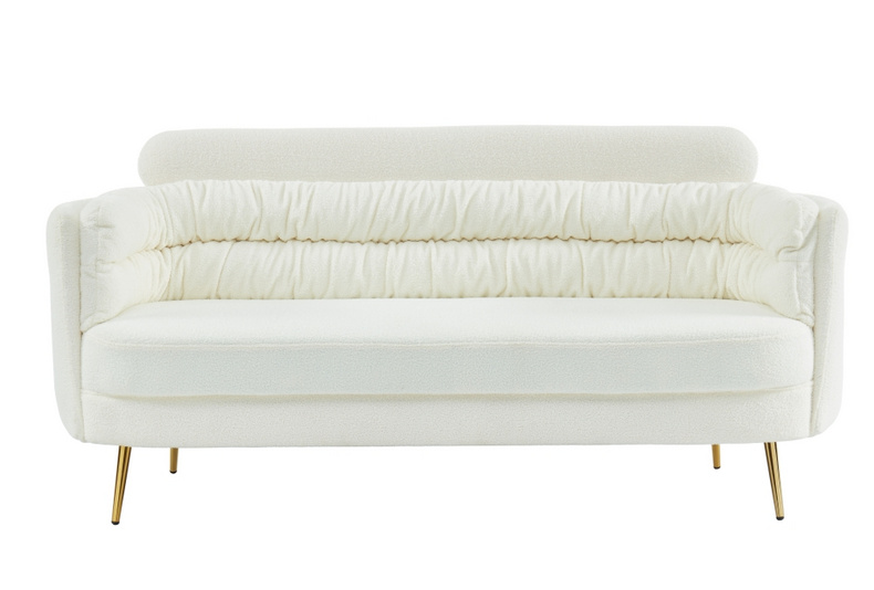 White Fabric Princess Sofa