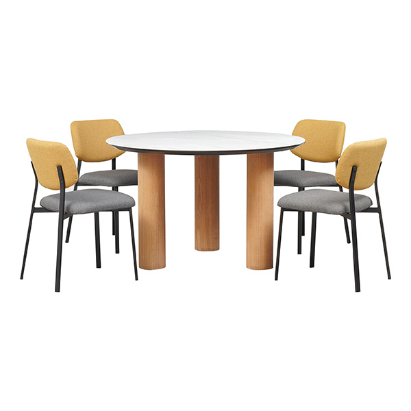 Round Dining Table Set For 6--FYA186