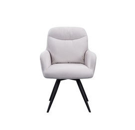 Round Tube White Dining Chair