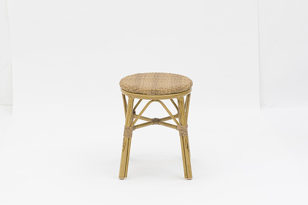 Outdoor dining stackable aluminum rattan bistro wicker stool- AD642305-1