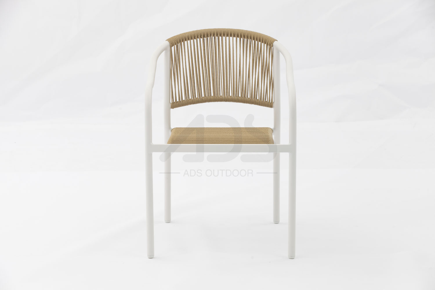 Outdoor dining stackable aluminum rattan bistro wicker chair-AD862001