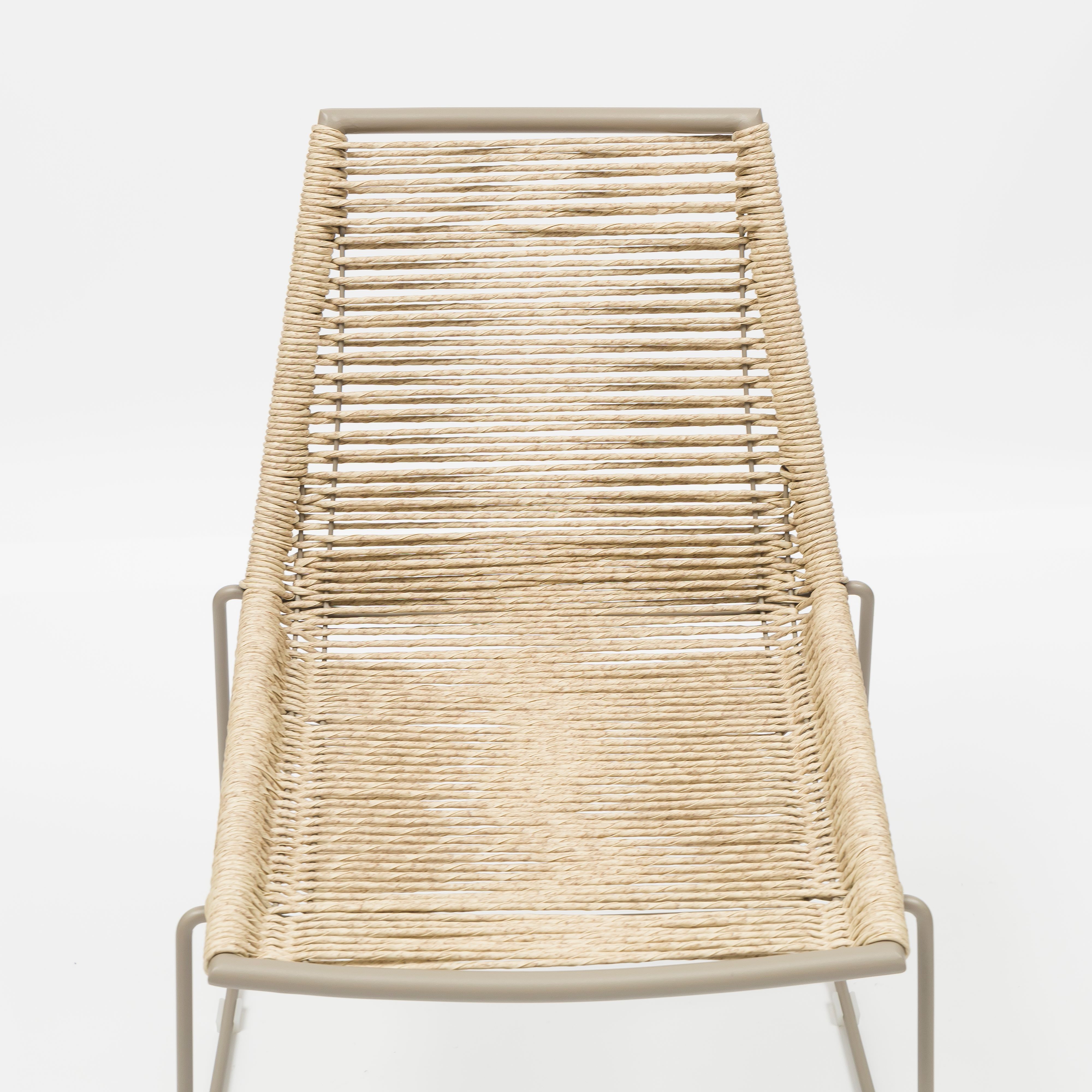 Kola Modern Steel Frame Wicker Outdoor Chair for Patio Dining - AD722030