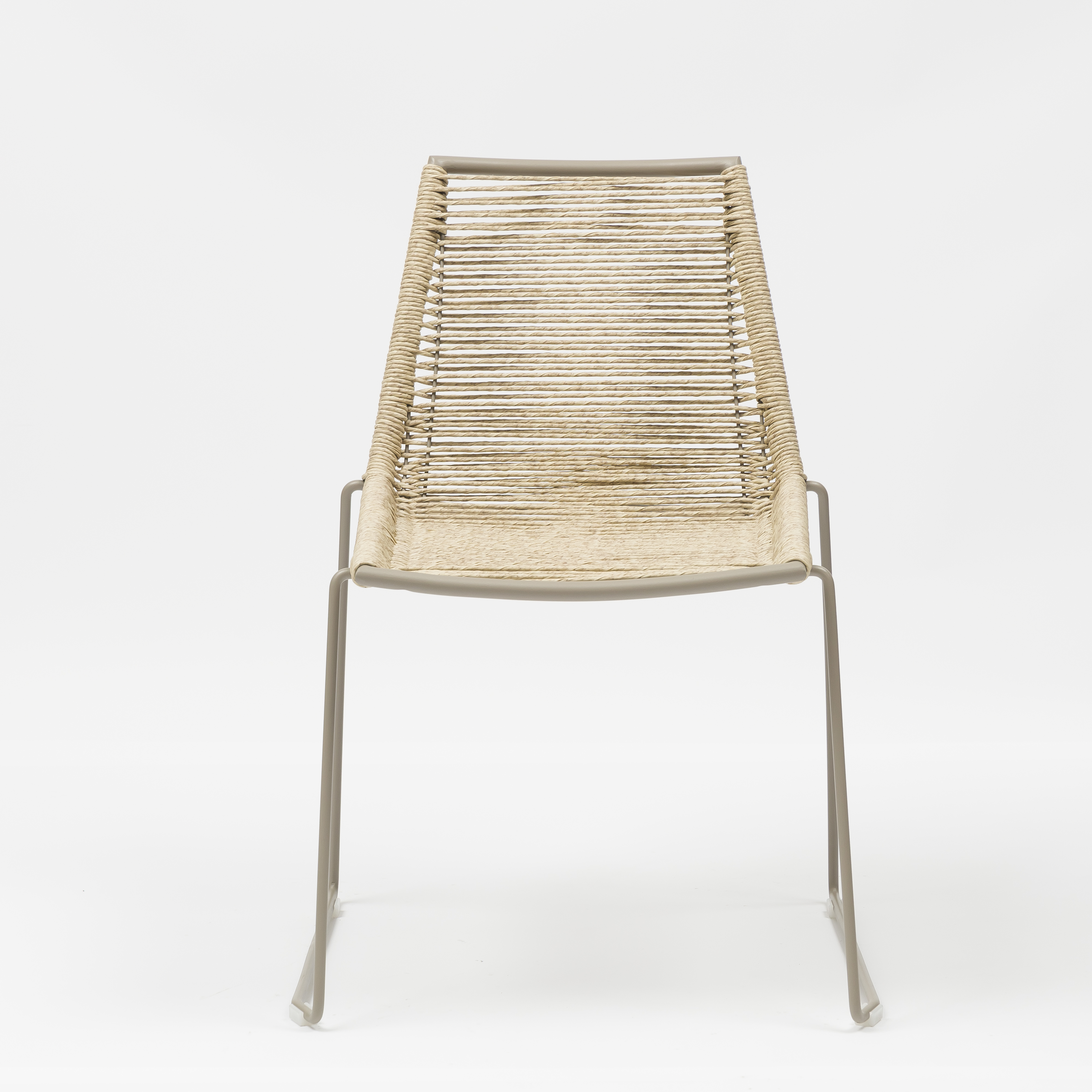 Kola Modern Steel Frame Wicker Outdoor Chair for Patio Dining - AD722030