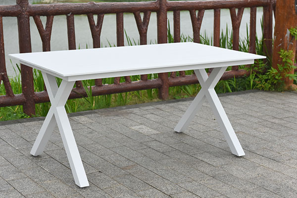 Full-Aluminum Stylish Aluminum Outdoor Dining Table - AD791001