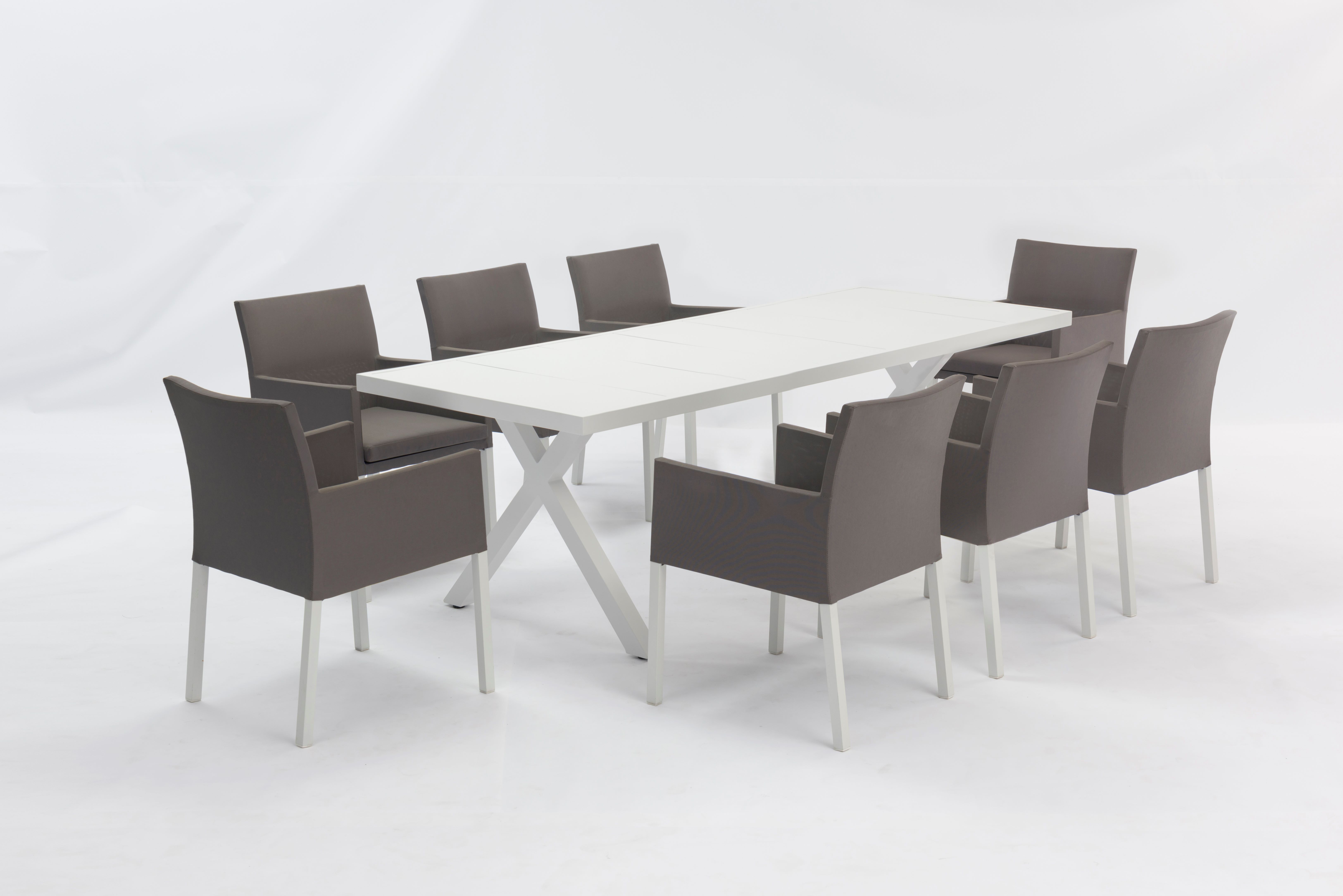 Full-Aluminum Stylish Aluminum Outdoor Dining Table - AD791001