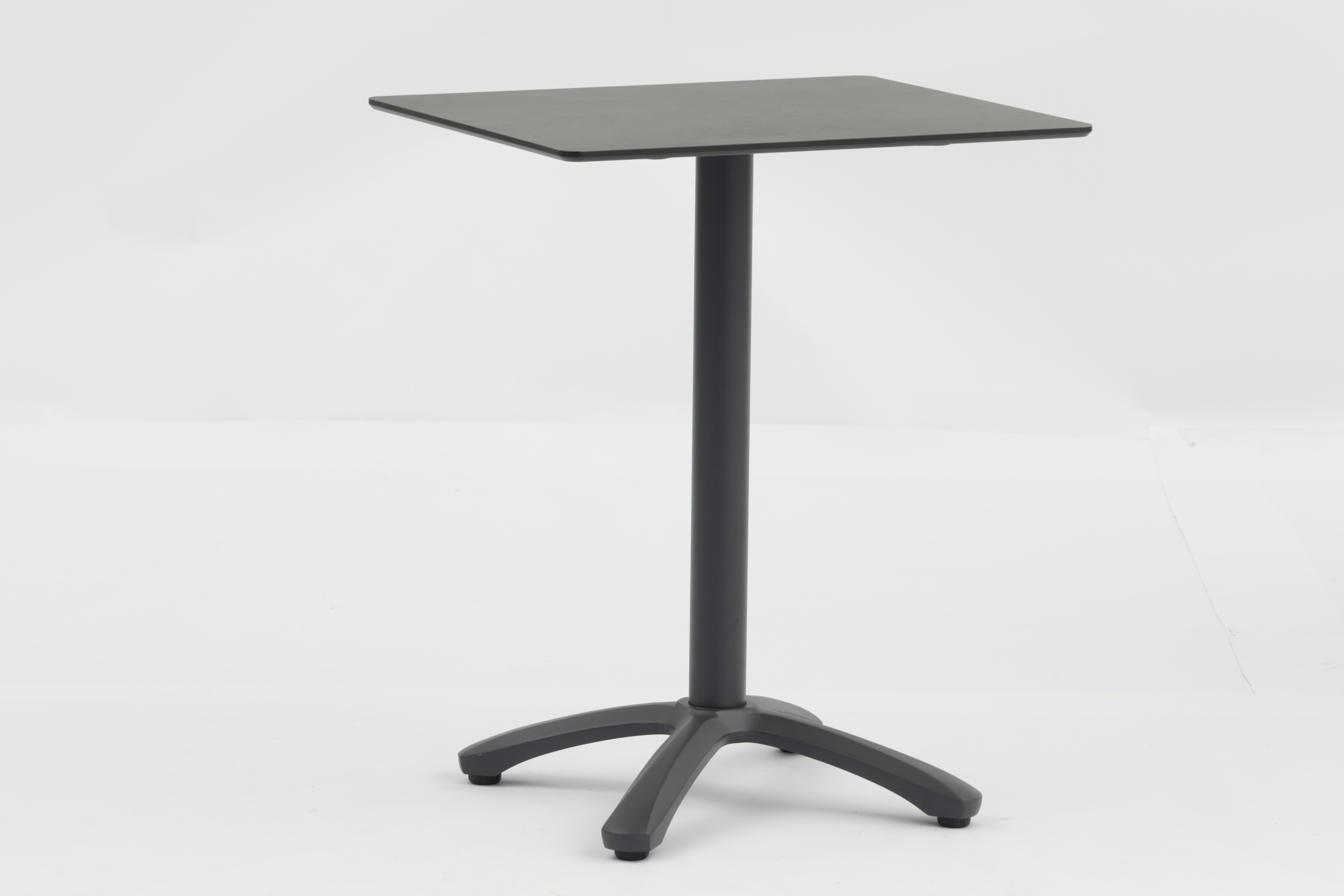 Luxury Aluminum Dinning-table Base with HPL Table Top Metal Legs - AD751016