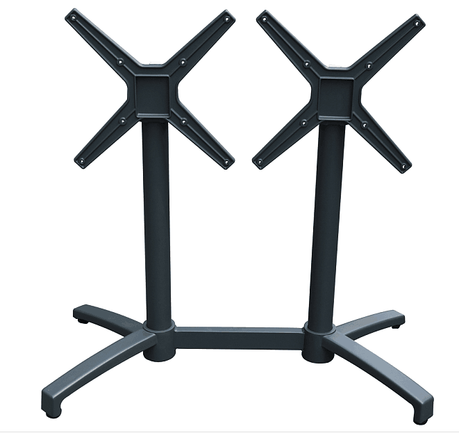 Modern Aluminum Stainless Steel Dining Table Base Legs for Restaurant Furniture- AD621059