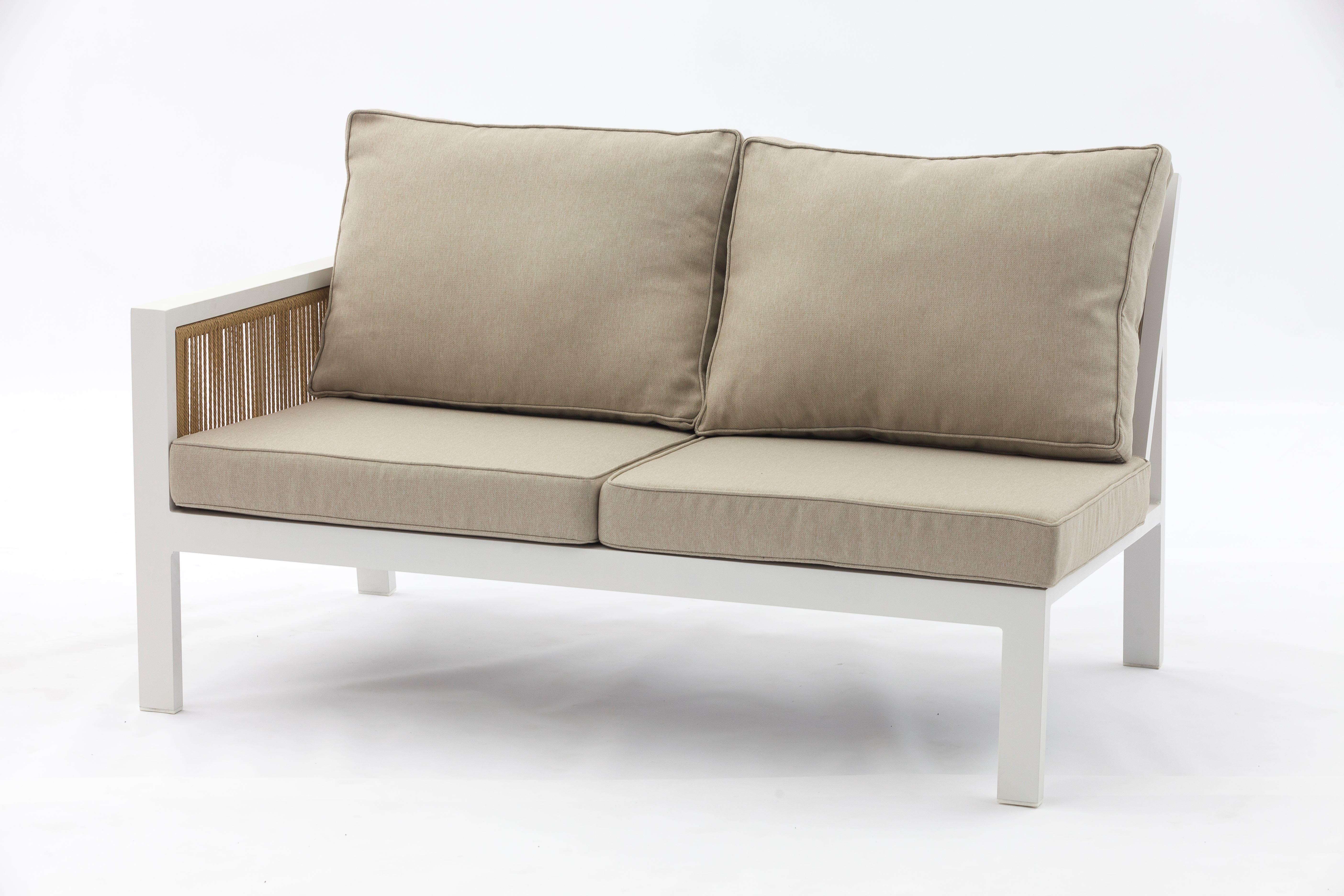Outdoor full-aluminum Dolla five-piece sofa set combines modern elegance