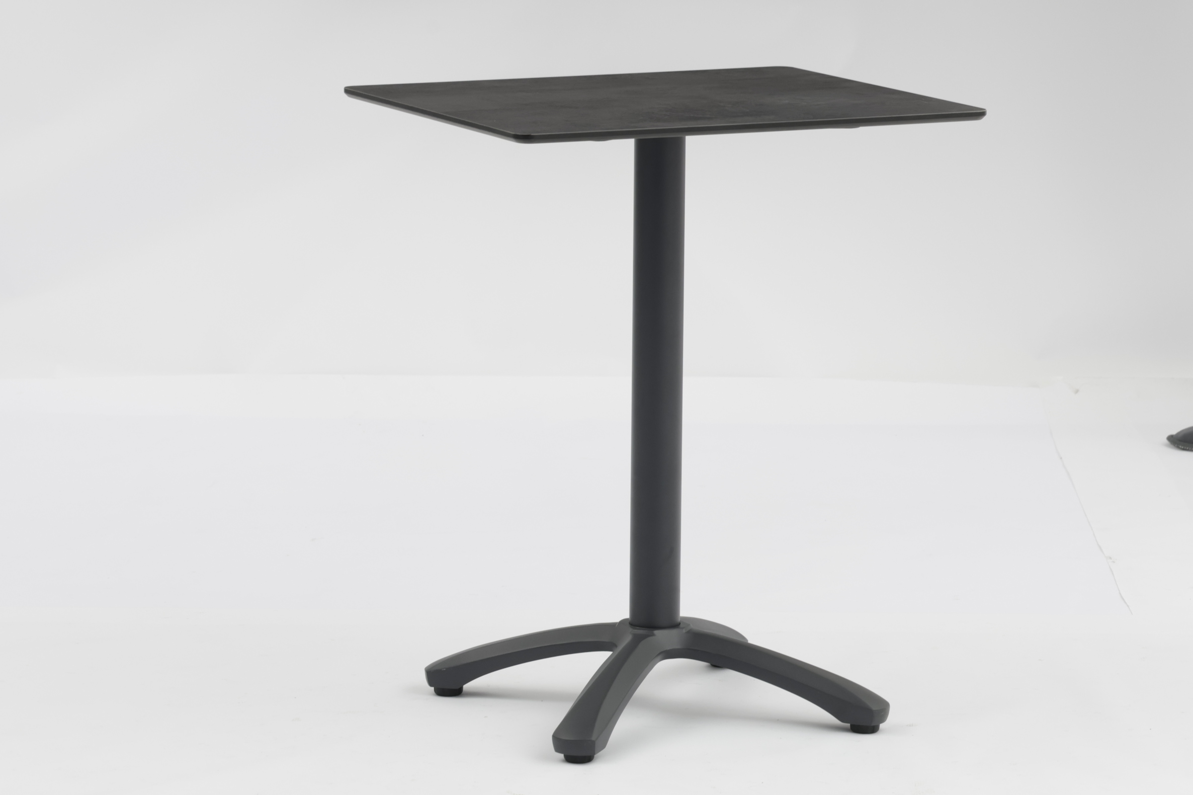 Luxury Aluminum Dinning-table Base with HPL Table Top Metal Legs - AD751016