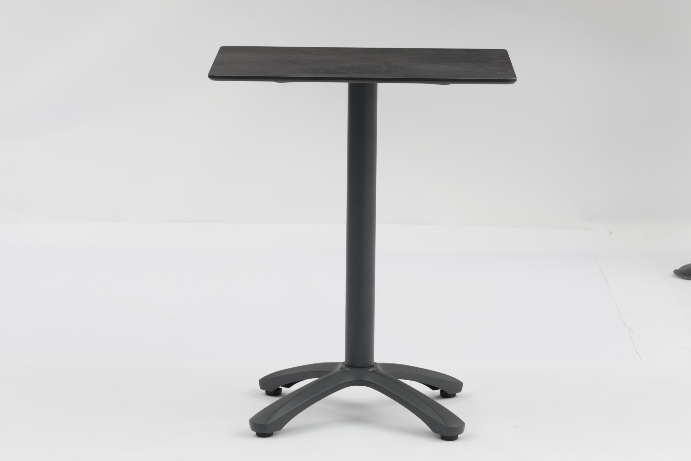 Luxury Aluminum Dinning-table Base with HPL Table Top Metal Legs - AD751016