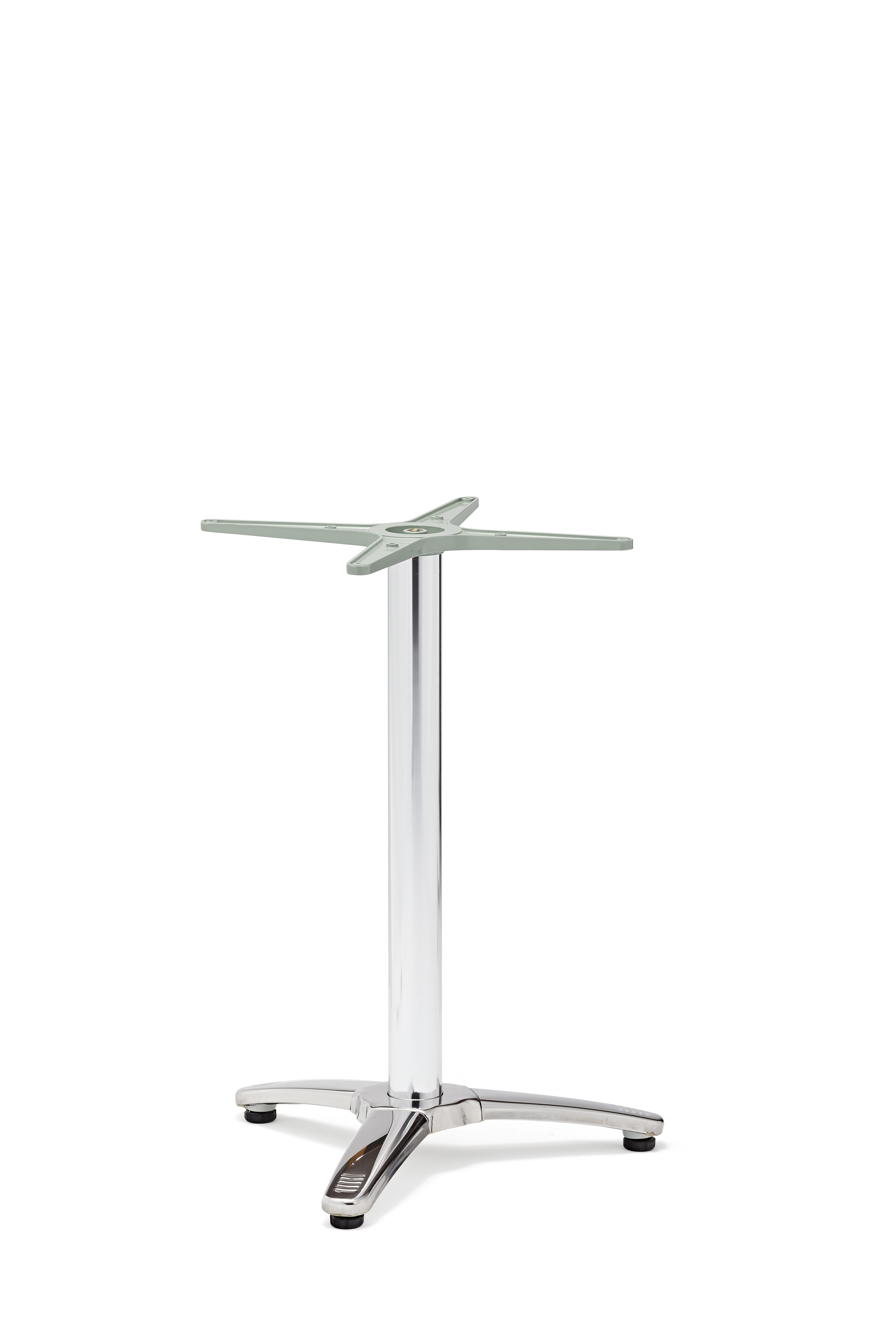 Best Choice for Restaurant Dining Coffee Shop Table Use- Cross Table Base Quality Cafeteria & Restaurant Supply Aluminium Cafe Table Base- AD621001