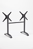 Wholesale Hot Sale Iron Furniture Base Dining Table Antracite Legs For Glass Wood Top Universal Base Desk Tisch Weisses Gestell AD621006P