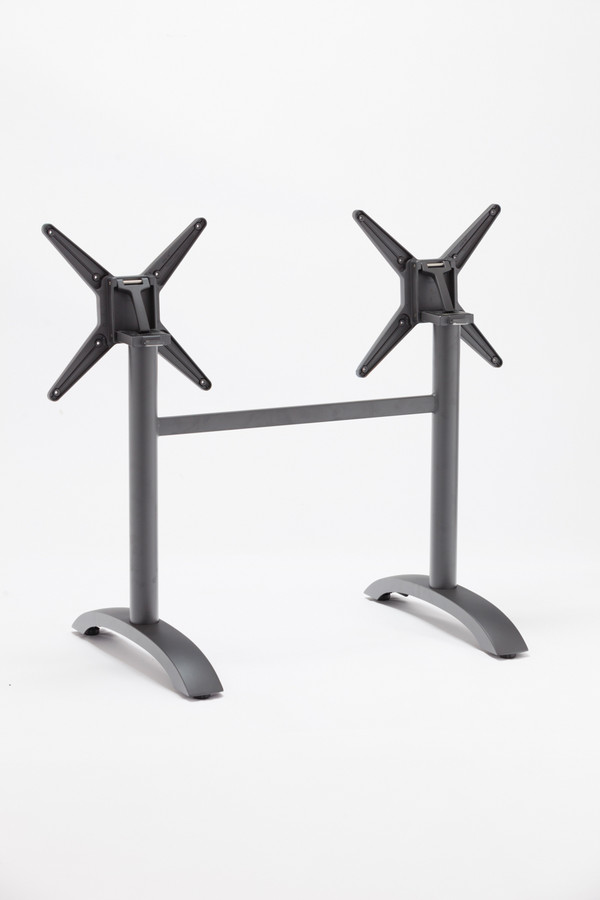 Wholesale Hot Sale Iron Furniture Base Dining Table Antracite Legs For Glass Wood Top Universal Base Desk Tisch Weisses Gestell AD621006P