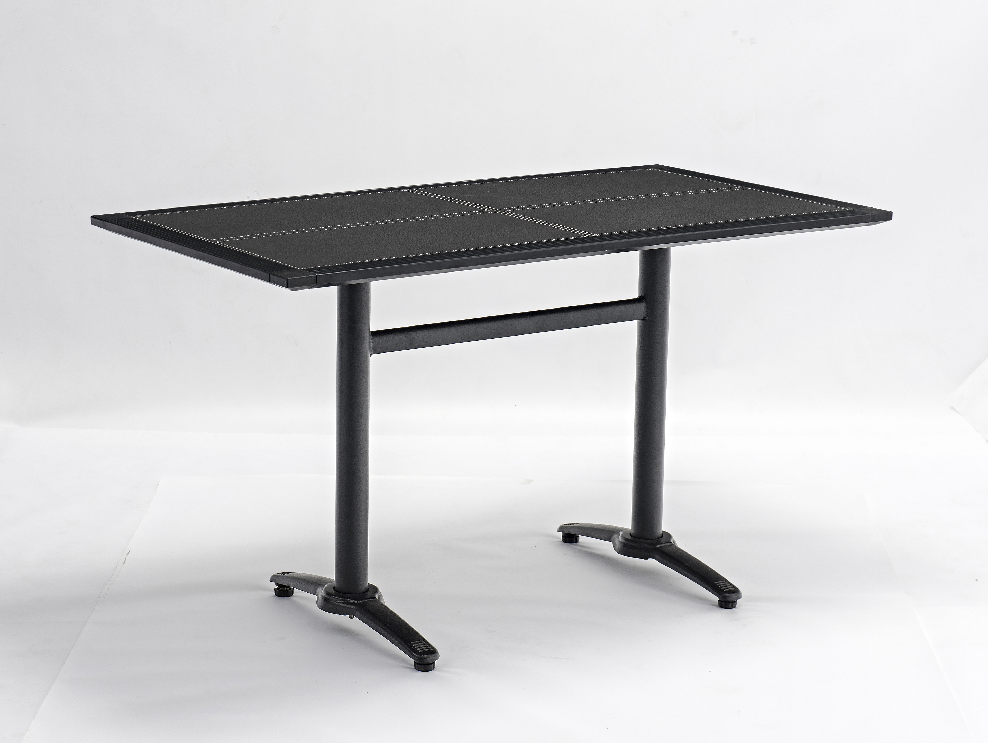 Modern Powder Coated Cafe Table Base For Marble Table Outdoor Industrial Vintage Cast Iron Bistro Restaurant Dinning Table Base- AD621009