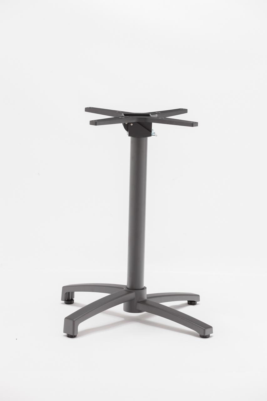 Traditional Black Pedestal Table Base Cast Aluminum Metal Leg Table Bases for Dining & Gym Restaurant & Home Furniture- AD621058