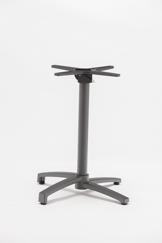 Traditional Black Pedestal Table Base Cast Aluminum Metal Leg Table Bases for Dining & Gym Restaurant & Home Furniture- AD621058