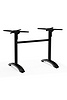 Wholesale Hot Sale Iron Furniture Base Dining Table Antracite Legs For Glass Wood Top Universal Base Desk Tisch Weisses Gestell AD621006P