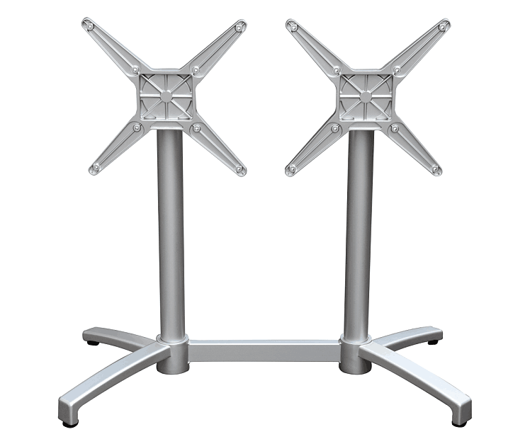Modern Aluminum Stainless Steel Dining Table Base Legs for Restaurant Furniture- AD621059
