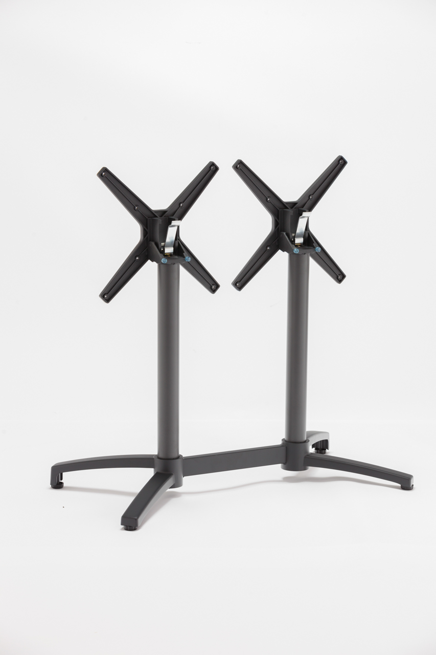 Modern Aluminum Stainless Steel Dining Table Base Legs for Restaurant Furniture- AD621059