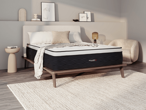Ventilated cooling gel memory foam with pocket spring mattress