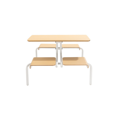 YUXI one-piece dinning table without backrests