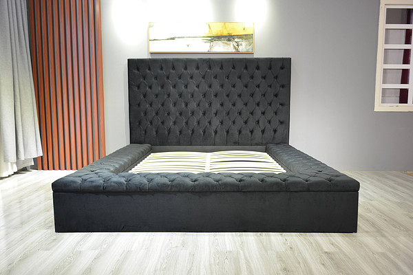 Huayang Box Storage Fabric Bed