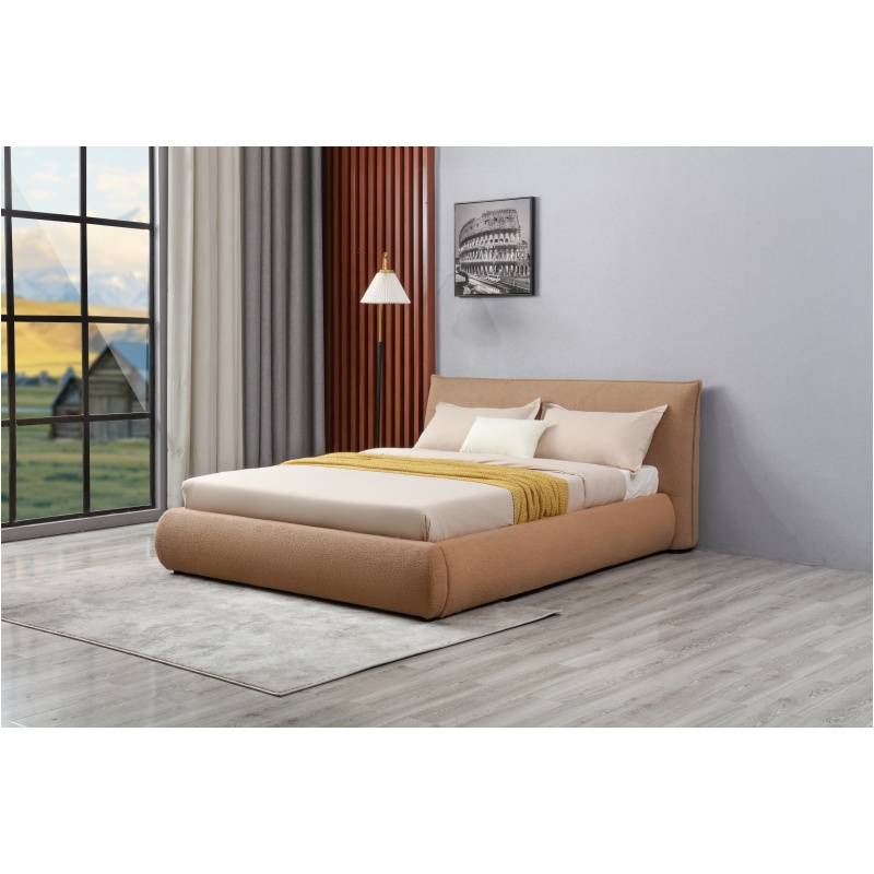 Huayang OEM Queen Size Upholstered Bed Bedroom Storage Bed Frame for Adult