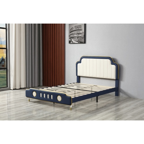 Huayang Cartoon design Bedroom Simple Single Bed Queen Size Upholstered Bed Frame