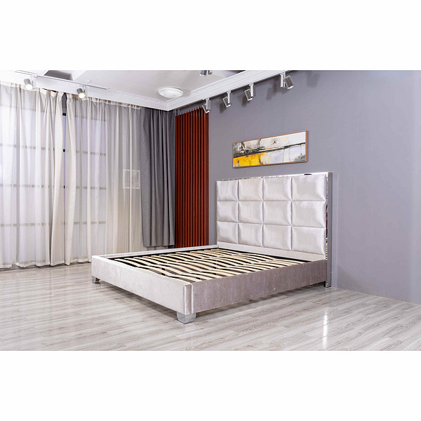Hot Sale Flat Wood Huayang Customized Modern Bedroom Furniture China Wholesale Bed