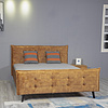 Huayang OEM Queen Size Upholstered Bed Bedroom Storage Bed Frame for Adult
