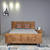 Huayang OEM Queen Size Upholstered Bed Bedroom Storage Bed Frame for Adult
