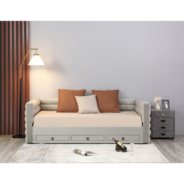 Hot Sale Huayang Modern Carton Customized Function Pull-out Storage Drawer Bed