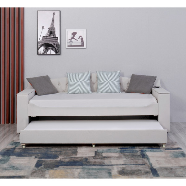 Customized Huayang Bed with Folding Cum Designs Wooden Chesterfield Storage Sofa OEM Wireless Charging with Charging Port